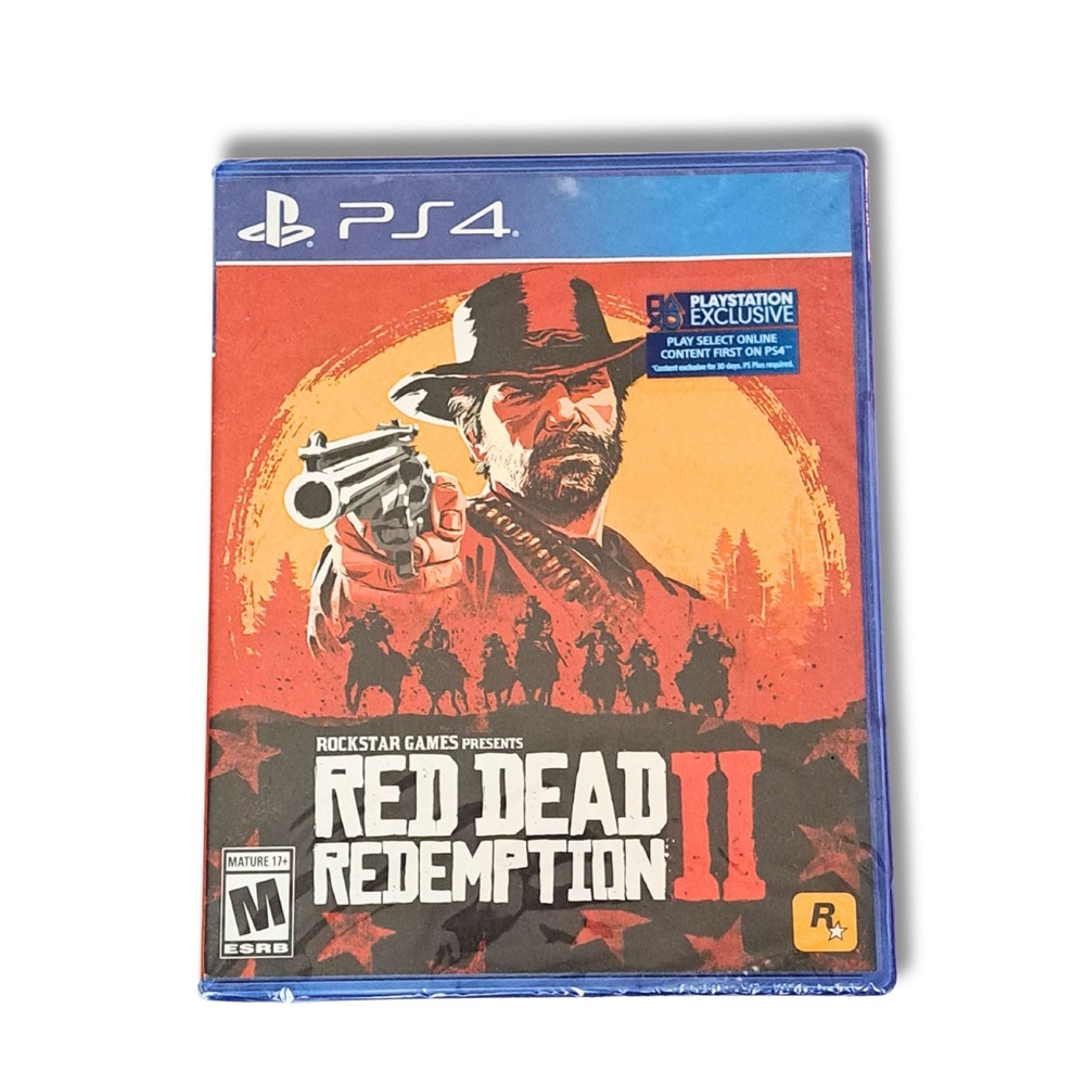 Rockstar Games Red Dead Redemption II PS4 Blue Western Action Adventure Game New